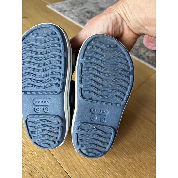 Crocband Cruiser Crocs Sandal Sandals Blue size 9c 9 c - Picture 7 of 8